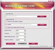 Free Audio Extractor screenshot